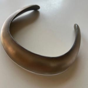 Vintage Alexis Bittar Lucite Choker-Slate/Green